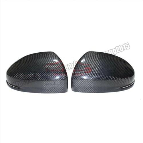 2PCS For Honda Fit Jazz 2015-2019 Real carbon fiber exterior rear view mirror cover