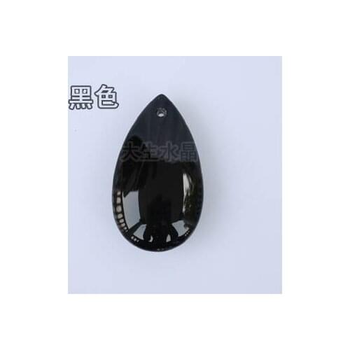 30pcs/lot,50mm Bblack crystal prism pendant for chandelier hanging free shipping