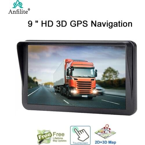 9 Inch GPS Truck Car GPS Navigator HD Vehicle Bluetooth 256MB+8GB AVIN Support Rearview Camera Navitel free EU map