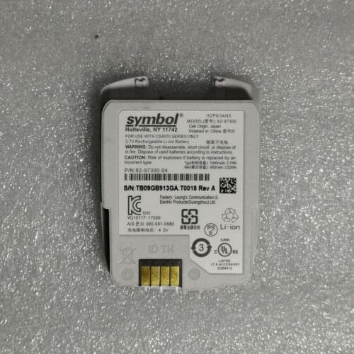 1000mah battery for symbol zebra CS4070 CS4070-SR 82-97300-02 BTRY-CS40EAB00-04