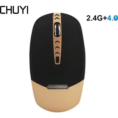 Bluetooth 4.0 Wireless 2.4G Mouse Rechargeable Silent Ergonomic Mause 1000 DPI USB Optical Portable Mice For Xiaomi PC Laptop