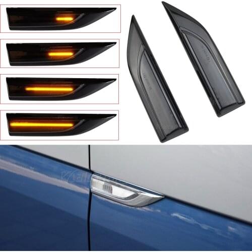 For Volkswagen Transporter T6 Multivan T6 Caddy 2K 2015 2016 2017 2018 2019 LED Dynamic Turn Signal Light Side Marker Lamp
