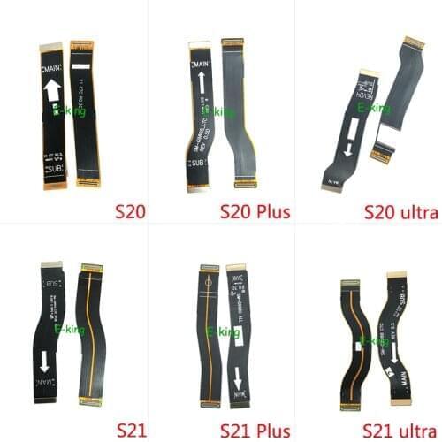 Mainboard Flex For Samsung Galaxy S20 FE S21 Plus Ultra Main Board Motherboard Connector LCD Flex Cable