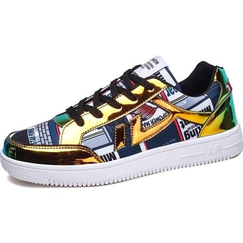 Mens Fashion Sneakers White Women And Men Shoes Platform Black Couple Flats Tenis Masculino Zapatillas Mujer Plus Size 36-45