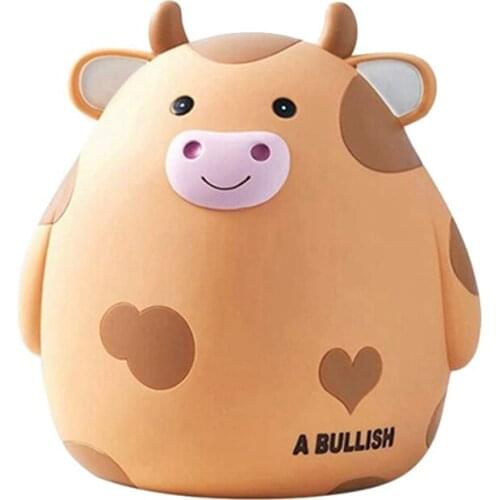 Cute Cartoon Cow Piggy Bank Money Box Large Savings Box Children Gifts Coins Box Home Decor