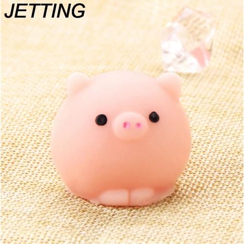 JETTING Pig Ball Slow Rising Kawaii Mini Mochi Bunny Phone Strap Squeeze Stretchy Cute Pendant Bread Cake Kids Toy Gift