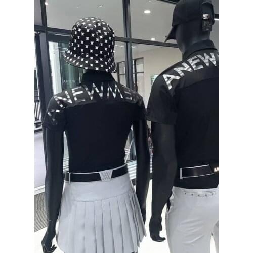 A-New Women Fashion Polo-Shirts Soft Touch Elastic Quick Drying Sports Golf T-Shirt Ladies Short Sleeve