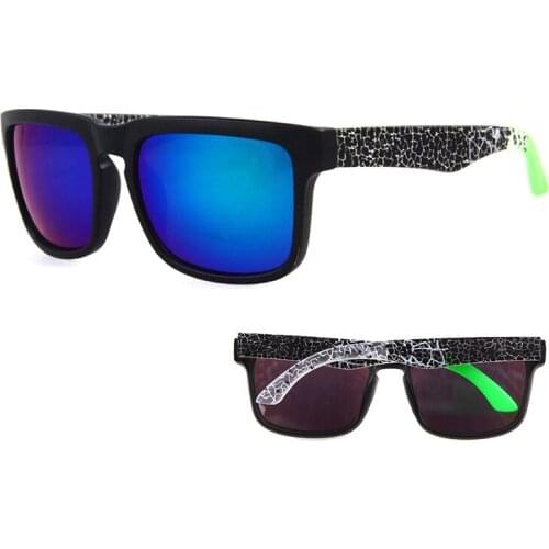 Sunglasses KEN BLOCK Mens and Women Brand Designer Sun glasses Reflective Coating Square Spied For Men Rectangle Eyewear gafas