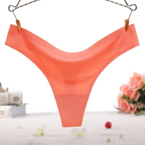 L'bellagiovanna women Sexy Panties Seamless Solid color Thong Briefs Female breathable active g-string brand new Bragas hot2051n