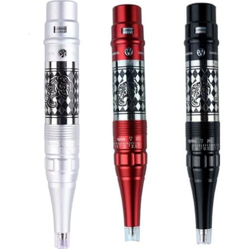 Charging Permanent Makeup Kit Eyebrow Lip Liner Tattoo Machine Microblading Needle Pen Tattoo Dermografo With Strong Quiet Motor