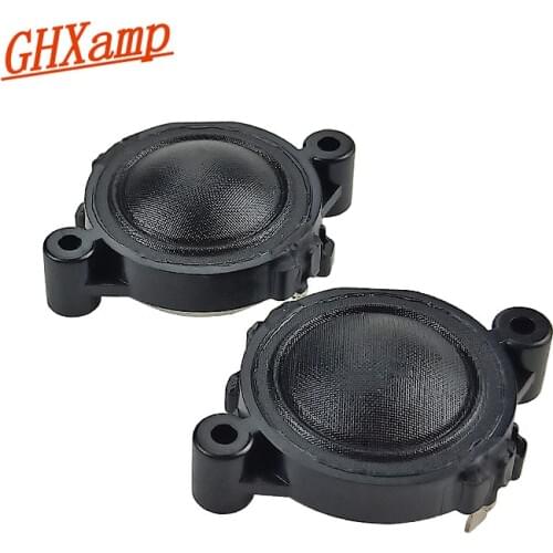 1 Inch 25mm Tweeter Neodymium Dome Silk Treble Speaker Repair Audio Loudspeaker Unit Diy High Sensitive 4ohm 15-20W 2pcs