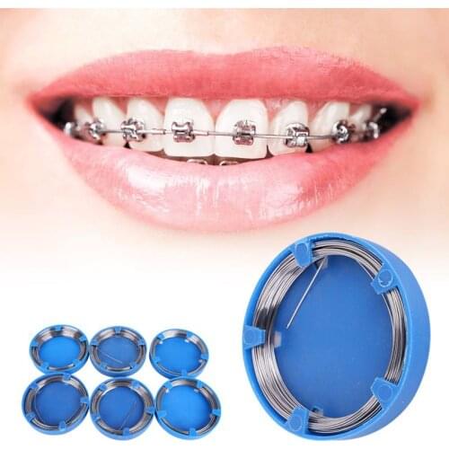1pc Dental Orthodontic Stainless Steel Wire 0.5-1.6mm Mayitr For Teeth Orthodontic Surgical Instruments Dentist Tools