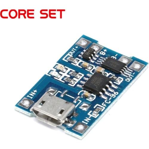 5V 1A Micro USB 18650 Lithium Battery Charging Board Charger Controller Module Protection Dual Functions Charge Control New