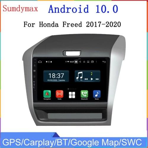 Android10 Car multimedia play for Honda Freed 2017 2018 2019 2020 car radio stereo gps navigation wifi carplay DSP headunit