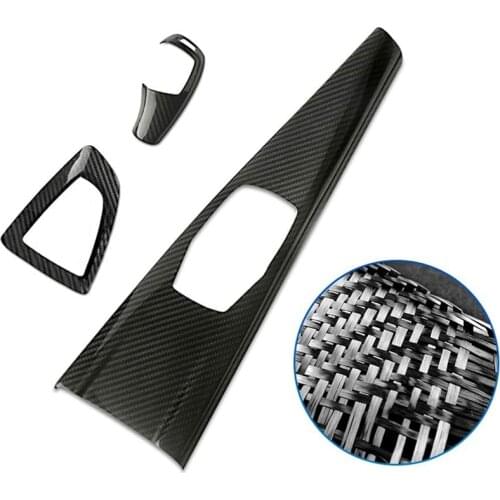 Car Shift Knob Cover Multimedia Button Panel Decoration Sticker Kit For-BMW F30 F31 F32 F34 F36 2013-2018