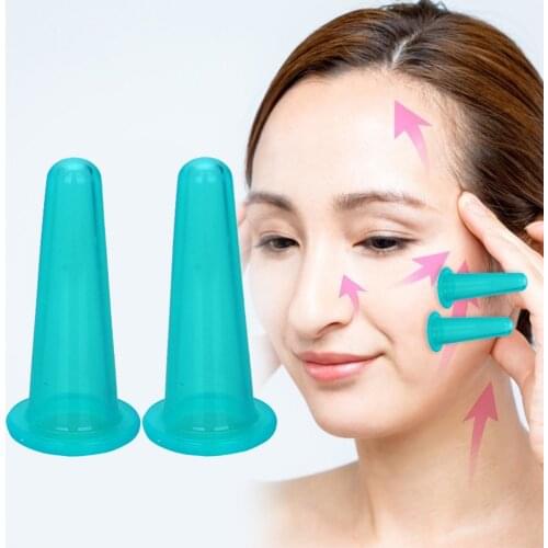 1PC Silicone Vacuum Cupping Cans Suction Cup Body Massage Anti Cellulite Wrinkle Removal Cans Facial Lifting Beauty Tools