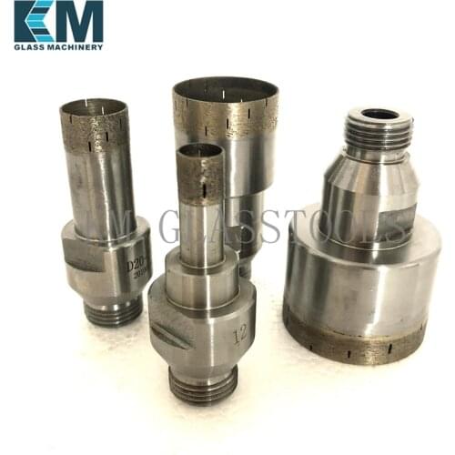 Free Shipping! Diameter 4mm~120mm,Segmented Sintered Diamond core drill bit,Belgium thread Mount-YG 1/2''.Glass drilling machine