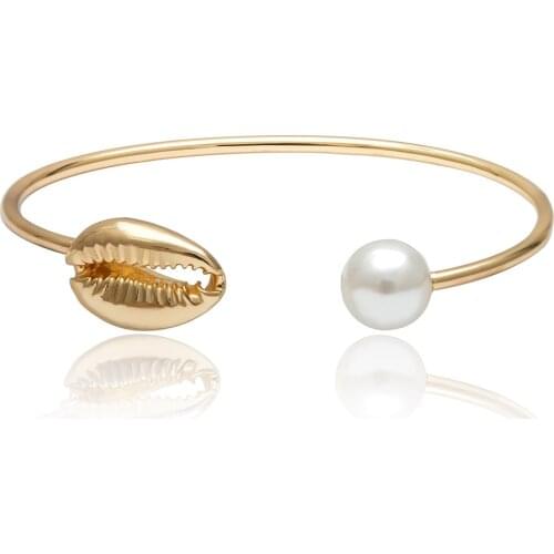 Boho Handmade Puka Shell Bracelet for Women Fashion Cowrie Bohemian Friendship Summer Girl Charm Bracelet Dropshipping