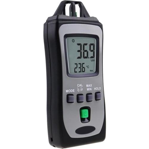 TM-730 Digital Pocket Size Thermo-Hygrometer Temperature Meter Humidity Tester with Wet Bulb and Dew Point Measurement