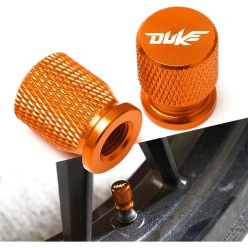 Duke Motorcycle CNC Aluminum Tyre Rim Air Port Cover Tire Valve Wheel Stem Caps Cover for KTM Duke 125 200 250 390 690 790