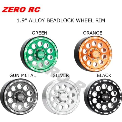4PCS 1.9 Alloy Beadlock Wheels Rims For 1/10 RC Crawler Car Axial SCX10 II III CAPRA Redcat RGT JEEP MST