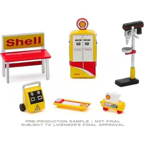 GreenLight 1:64 Shell Shop Tools Series Collection of die-cast alloy tool sets
