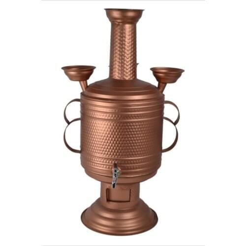 Copper samovar large size 25 liter tea brewing teatime teapot quality kitchen supplies