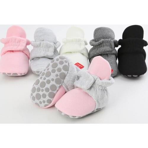 Newborn Boy Girl Baby New Star Socks Boot Shoes Star Toddler First Walkers Boots Cotton Soft Anti-slip Warm Infant Crib Shoes