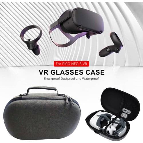 Shockproof Hard EVA Travel Storage Bag For PICO NEO 3 VR Headset Portable Carrying Case VR Headset Controllers Accessories