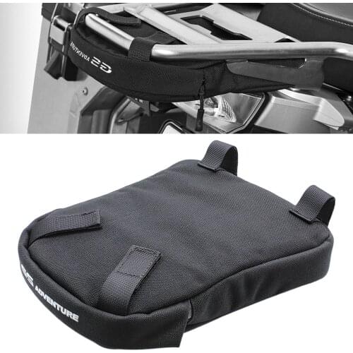 Motorcycle Rear Frame Bag Rear Tail Mobile Phone Tool Bag for BMW R1200 GS LC Adv R 1250 GS Adventure 2014-2020 Nylon Black