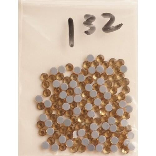 Light Colorado Topaz Hot Fix Rhinestones Flatback Iron On Hotfix Strass For Dress ss6 ss10 ss16 ss20 ss30 074