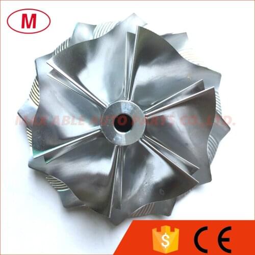 TD04H 20G 52.56/68.00mm 6+6 blades High Performance Turbo Billet Compressor wheel/Aluminum 2618/Milling compressor wheel