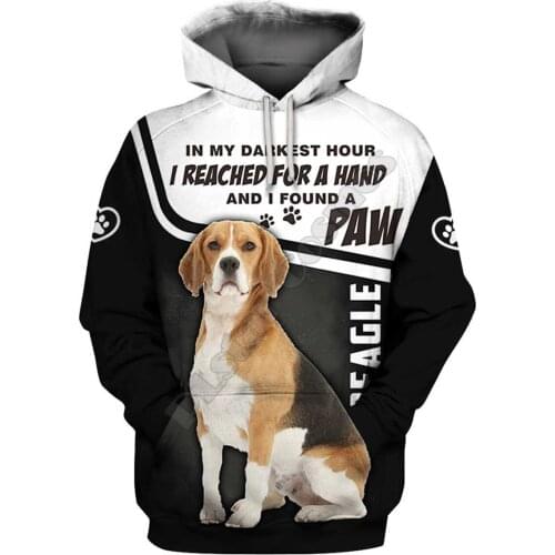 Beagle 3D Printed Hoodies Funny Pullover Men For Women Funny Sweatshirts Animal Sweater Drop Shipping 02