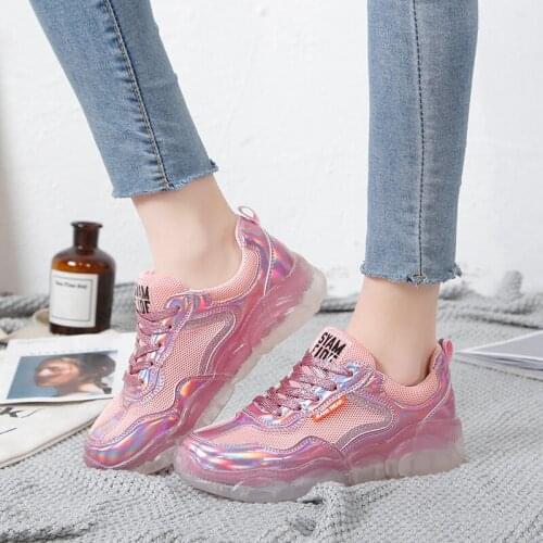 2019 Spring Autumn Women Casual Shoes Comfortable Platform Shoes Woman Sneakers Ladies Trainers chaussure femme