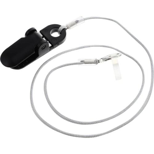1 Pc Hearing Aid Keeper Anti-lost Hearing Aid Protective Lanyard for the Aged (Black White)