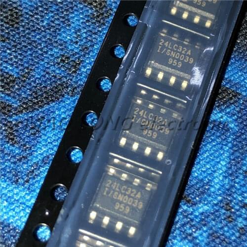 10PCS/LOT 24LC32A-I/SN PIC24LC32A-I/SN SOP-8 24LC32AI SOP 24LC32 SOP8 In Stock Memory chip NEW