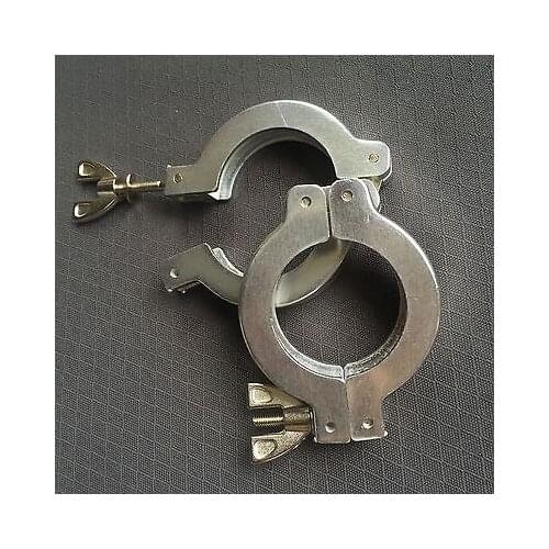 2Pcs KF40 Aluminum Vacuum Clamp Pump Flange Fitting Parts Free Shipping XWJ