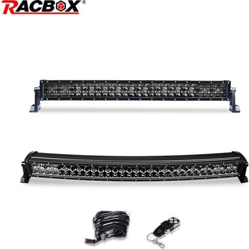 5D Lens 32 inch Curved Offroad LED Light Bar 15000LM Combo Beam LED Work Light Bar For Jeep Automobile Truck 4x4 ATV 4WD SUV