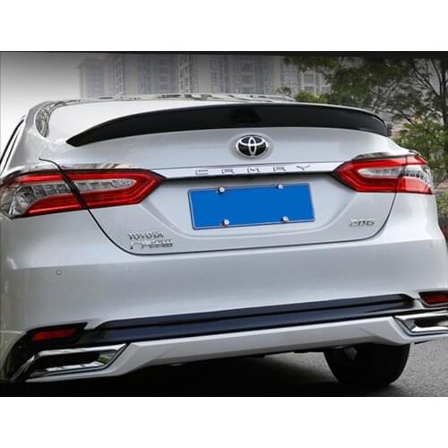 ABS Paint Car Rear Wing Trunk Lip Spoilers Fits 18 For Toyota Camry 2018 2019