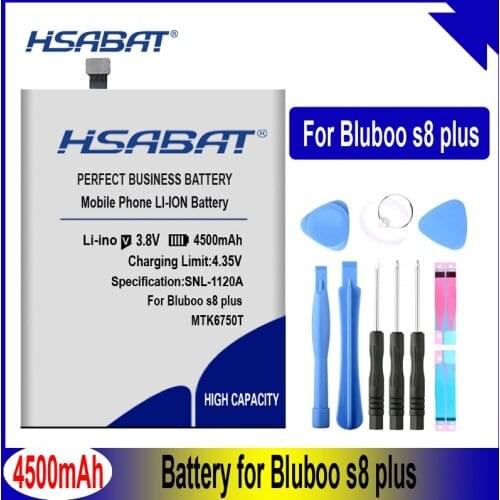 HSABAT S8 Plus 4500mAh Battery for Bluboo S8 Plus Batteries