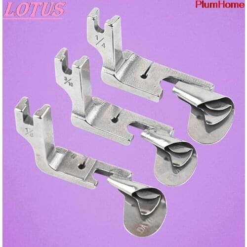 Household flat car multi-function sewing Curling Presser Foot sewing presser Narrow Rolled Hem Curling Presser Foot accessories