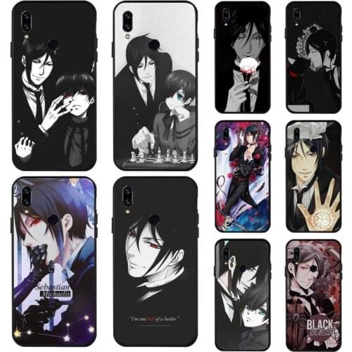 Anime Black Butler Phone Case For Xiaomi Redmi note 8 9 pro 7 8T 9A 9S K20