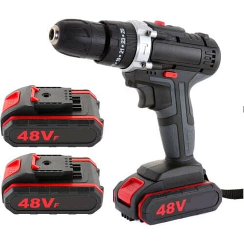 Lithium Battery Electric Drill Household Impact Drill Cordless Screwdriver Lithium Battery Cordless Cordless Cordless Drill LK