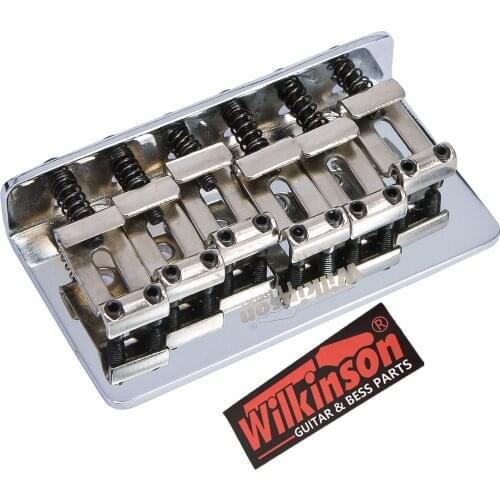 Wilkinson WOF02 Electric Guitar Fixed Bridge String Thru Bridge Steg Tailpiece