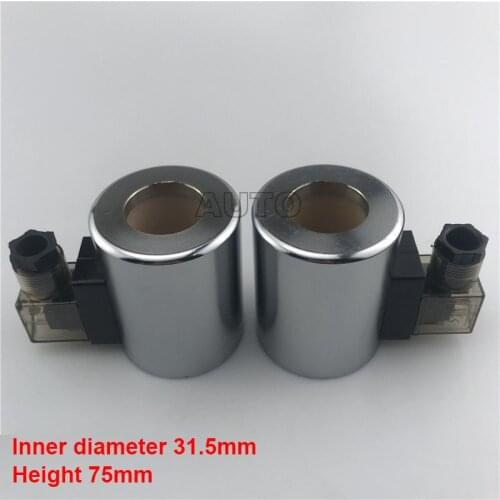 Solenoid hydraulic valve coil Electromagnet coil inner diameter 31mm height 75mm DC24V AC220V