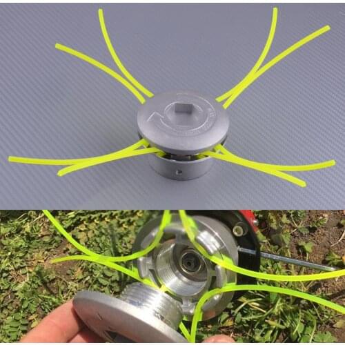 LETAOSK Aluminum Linehead String Grass Trimmer Head Spool Set for Gasoline Brushcutter Cutter Weed Eater Tools Accessory