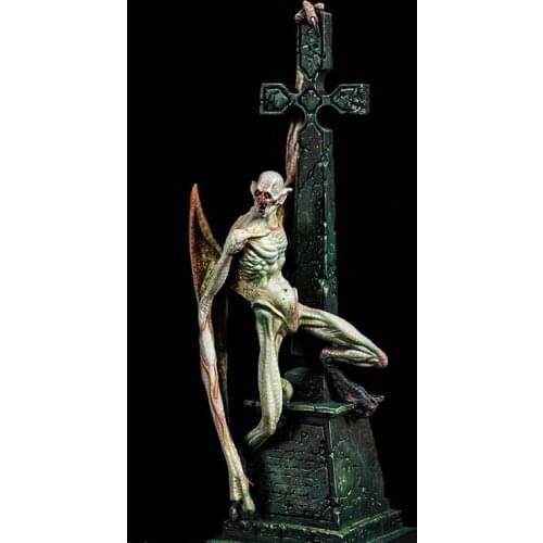 32mm Resin Model figure GK Rahab The Damned Science fiction theme bloodsucking bat Unassembled and unpainted kit