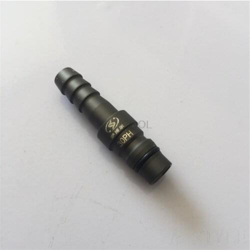 Male self-locking quick coupling small wind gun pneumatic rod tire pressure gauge gun with intubation 8/10 male threaded male