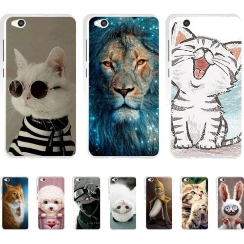 Soft Case For Silicone Back Cover For Cute Phone Cases Cover Bumper for Xiaomi Redmi 4A 4X 6 6A 6 Pro Note 4 4X 6 Pro case