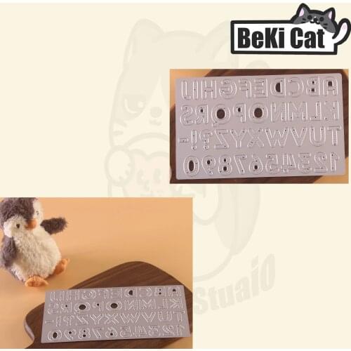 Slimline Alphabet die set Metal Cutting Dies Stencils for DIY Scrapbooking photo album Decorative DIY Paper Cards